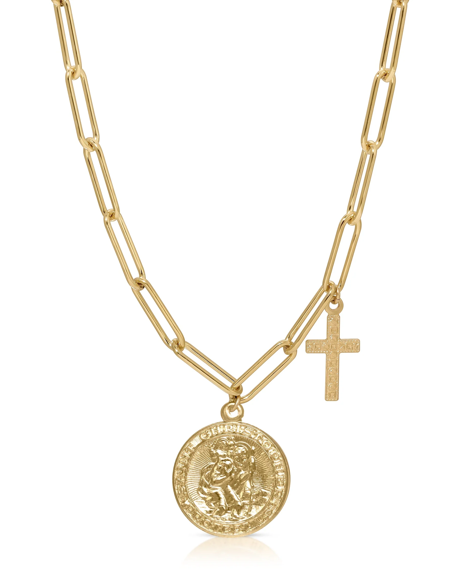 Cross Necklace Kozakh Gold